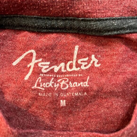 Fender Guitar Men’s MD Baseball Jersey Style Graphic T-shirt - Picture 3 of 3